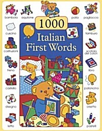 1000 First Words in Italian (Hardcover)