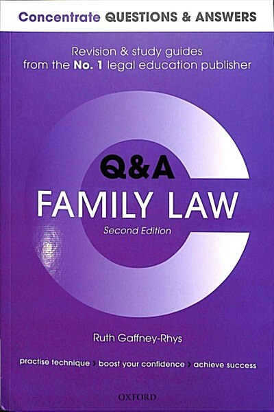 Concentrate Questions and Answers Family Law : Law Q&A  Revision and Study Guide (Paperback, 2 Revised edition)