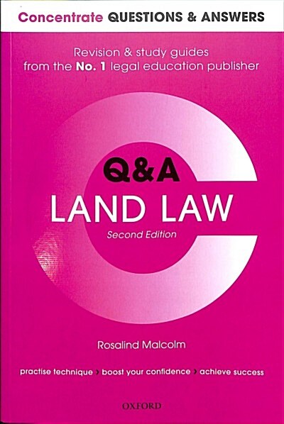 알라딘: Concentrate Questions And Answers Land Law : Law Q&A Revision And ...