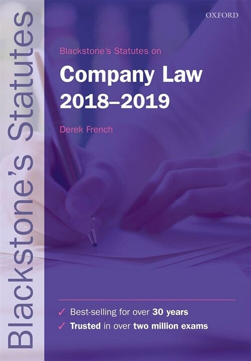 Blackstones Statutes on Company Law 2018-2019 (Paperback)