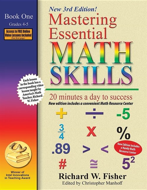 Mastering Essential Math Skills, Book 1: Grades 4 and 5, 3rd Edition: 20 minutes a day to success (Paperback)