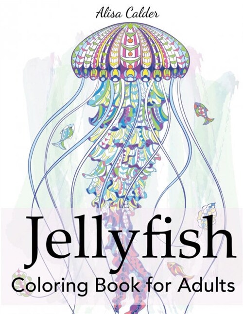 Jellyfish Coloring Book for Adults (Paperback)