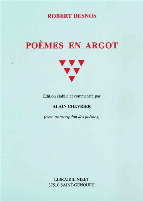 Poemes En Argot (Paperback)