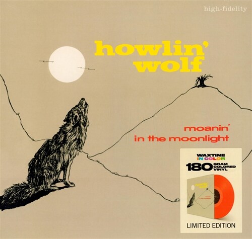 [수입] Howlin Wolf - Moanin In The Moonlight [180g 오디오파일 LP][레드 컬러 한정반]