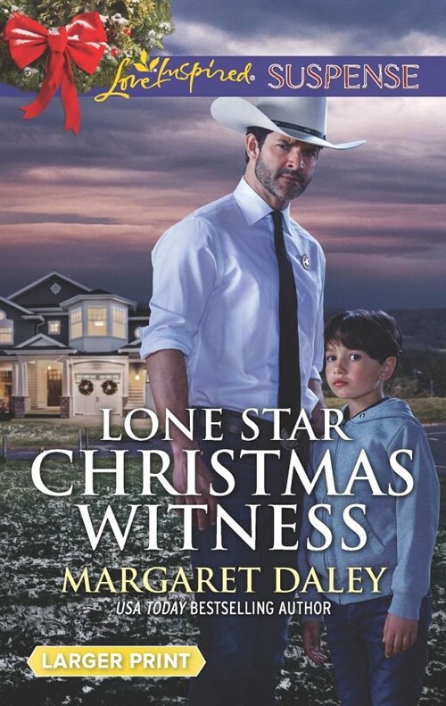 Lone Star Christmas Witness (Mass Market Paperback, Large Print)