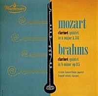 [수입] Leopold Wlach - 모차르트, 브람스 : 클라리넷 오중주 (Mozart : Clarinet Quintet K.581, Brahms : Clarinet Quintet Op.115) (일본반)(CD)