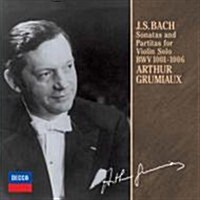 [수입] Arthur Grumiaux - 바흐: 무반주 바이올린 소나타와 파르티타 (Bach: Sonatas & Partitas For Solo Violin) (Ltd. Ed)(2CD)(일본반)