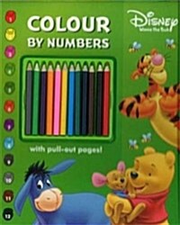 Disney Colour By Numbers : Winnie The Pooh (Paperback)