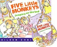 [노부영] Five Little Monkeys Jumping on the Bed (Paperback + CD) - 노래부르는 영어동화