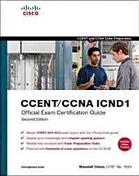 [중고] CCENT/CCNA Icnd1 Official Exam Certification Guide (Hardcover, DVD, 2nd)