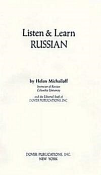Listen & Learn Russian (Manual Only) (Paperback)