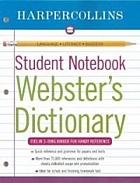 Harpercollins Student Notebook Websters Dictionary (Paperback)