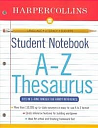 HarperCollins Student Notebook A-Z Thesaurus (Paperback)
