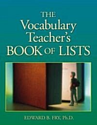 The Vocabulary Teachers Book of Lists (Paperback)
