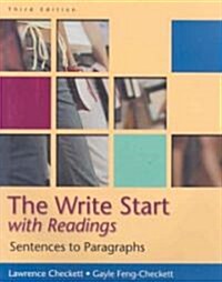 The Write Start With Readings (Paperback, 3rd)
