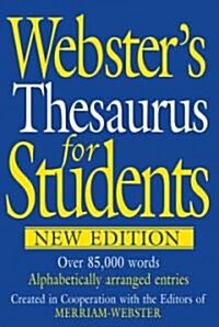 Websters Thesaurus for Students (Paperback)