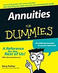 Annuities for Dummies (Paperback)