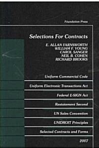 Selections for Contracts, 2007 (Paperback)