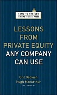 [중고] Lessons from Private Equity (Hardcover)