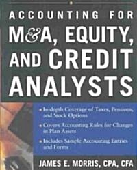 [중고] Accounting for M&A, Equity, and Credit Analysts (Hardcover)