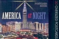 America at Night: 30 Oversized Postcards (Novelty)