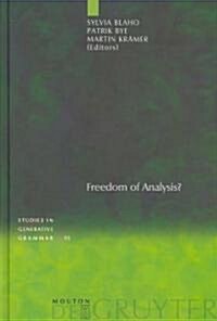 Freedom of Analysis? (Hardcover)