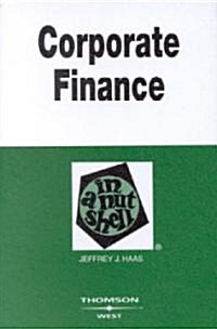 [중고] Corporate Finance in a Nutshell (Paperback)
