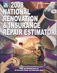 2008 National Renovation & Insurance Repair Estimator (Paperback, CD-ROM)