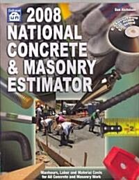 2008 National Concrete & Masonry Estimator (Paperback, CD-ROM, 3rd)