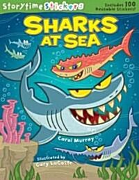 Sharks at Sea [With Stickers] (Paperback)