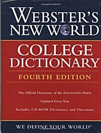 [중고] Webster｀s New World College Dictionary [With CDROM] (Hardcover, 4th)