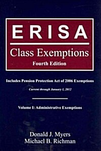 ERISA Class Exemptions (Paperback, 4th)