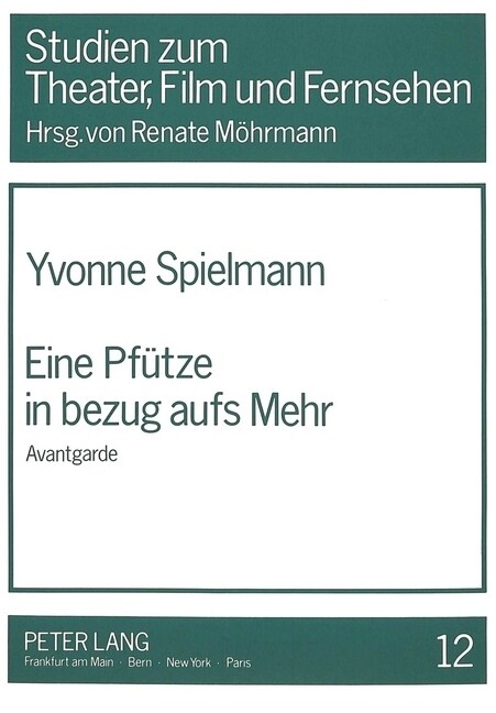 Eine Pfuetze in bezug aufs Mehr (Paperback)