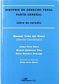 Sinopsis de derecho penal / Synopsis of Criminal Law (Paperback)