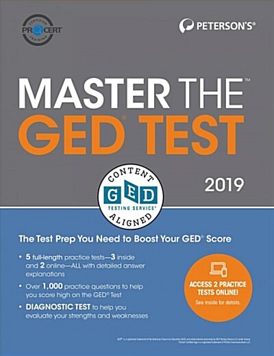 Master the GED Test 2019 (Paperback)