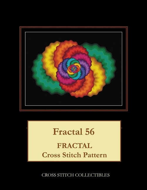Fractal 56: Fractal Cross Stitch Pattern (Paperback)