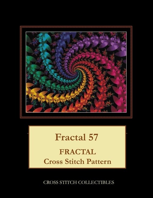 Fractal 57: Fractal Cross Stitch Pattern (Paperback)
