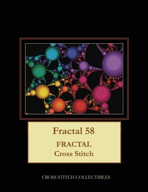 Fractal 58: Fractal Cross Stitch Pattern (Paperback)