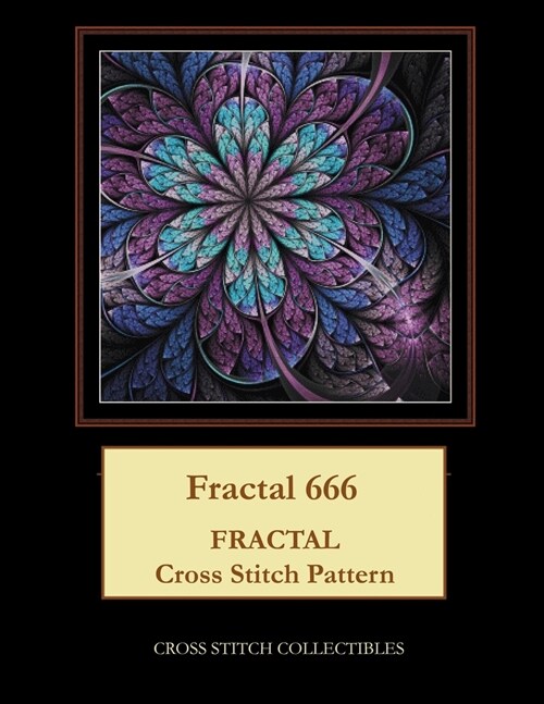Fractal 666: Fractal Cross Stitch Pattern (Paperback)