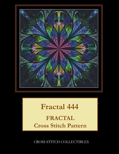 Fractal 444: Fractal Cross Stitch Pattern (Paperback)