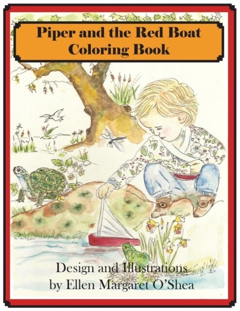 Piper and the Red Boat Coloring Book (Paperback)