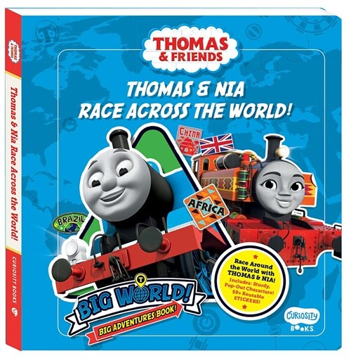 Thoma & Nia Race Across the World: A Big World, Big Adventures Book! (Board Books)