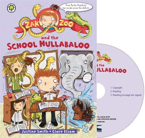 [중고] Zak Zoo 01 : The School Hullabaloo (Paperback + CD + QR code)