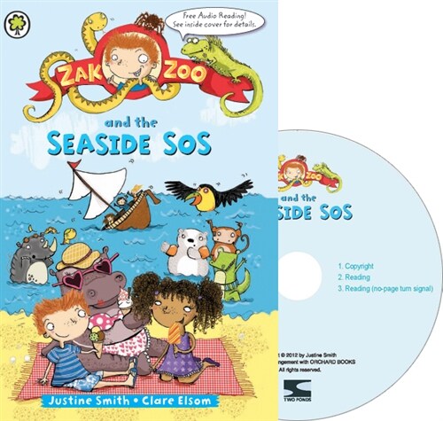 [중고] Zak Zoo 03 : The Seaside SOS (Paperback + CD + QR code)