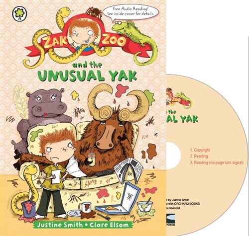 [중고] Zak Zoo 04 : The Unusual Yak (Paperback + CD + QR code)