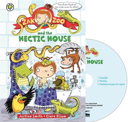 [중고] Zak Zoo 05 : The Hectic House (Paperback + CD + QR code)
