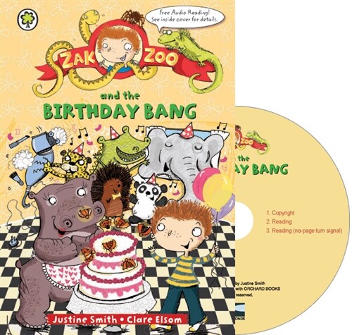 Zak Zoo 08 : The Birthday Bang (Paperback + CD + QR code)
