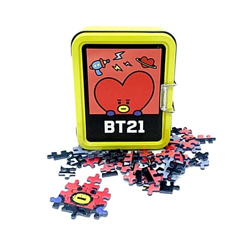 BT21 108PCS 틴케이스 퍼즐 : 타타