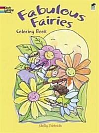 Fabulous Fairies Coloring Book (Paperback, Green)