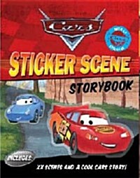 Disney Cars Sticker Scene Storybook (Disney Make a Scene Storybook) [Paperback]